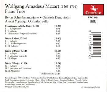 CD Wolfgang Amadeus Mozart: Piano Trios