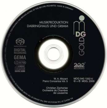 SACD Wolfgang Amadeus Mozart: Concerto D Major KV 175 • Concerto C Major KV 246 • Concerto A Major KV 488