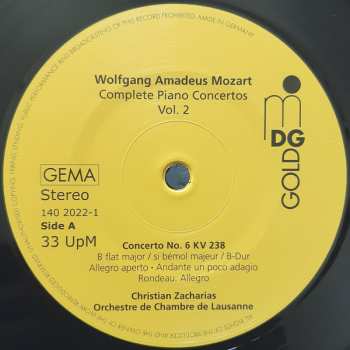 LP Wolfgang Amadeus Mozart: Concerto No 5 KV 175 / Concerto No 6 KV 238 LTD | NUM