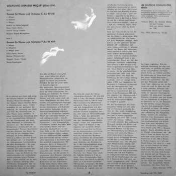 LP Berliner Philharmoniker: Konzerte Für Klavier Und Orchester C-dur KV 415 Und F-dur KV 459
