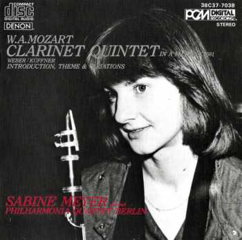 Album Wolfgang Amadeus Mozart: Clarinet Quintet In A Major, KV581 / Introduction, Theme & Variations