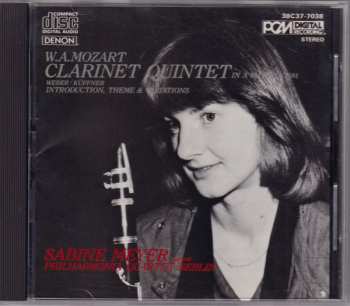 CD Wolfgang Amadeus Mozart: Clarinet Quintet In A Major, KV581 / Introduction, Theme & Variations