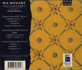 CD Wolfgang Amadeus Mozart: Clavier-Concerte 8, 28 & 12