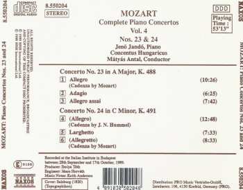CD Wolfgang Amadeus Mozart: Complete Piano Concertos Vol. 4 - Nos. 23 & 24