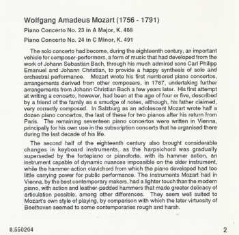 CD Wolfgang Amadeus Mozart: Complete Piano Concertos Vol. 4 - Nos. 23 & 24