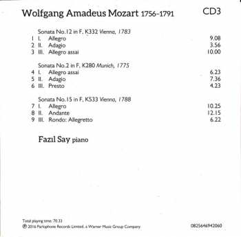 6CD/Doos Wolfgang Amadeus Mozart: Complete Piano Sonatas