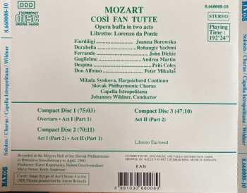 3CD Wolfgang Amadeus Mozart: Cosi Fan Tutte