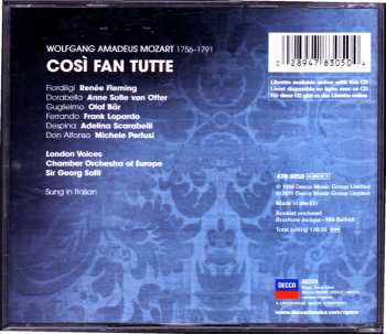3CD Wolfgang Amadeus Mozart: Così Fan Tutte