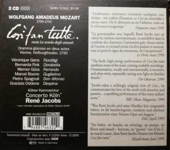3CD/Doos Wolfgang Amadeus Mozart: Così Fan Tutte