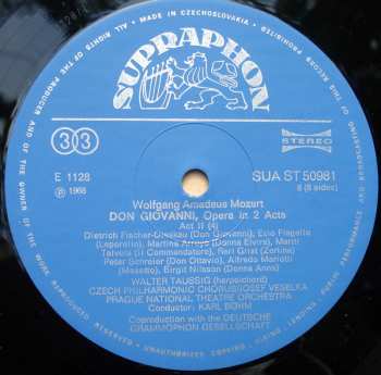 4LP/Doos Wolfgang Amadeus Mozart: Don Giovanni, Opera In 2 Acts