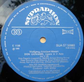4LP/Doos Wolfgang Amadeus Mozart: Don Giovanni, Opera In 2 Acts