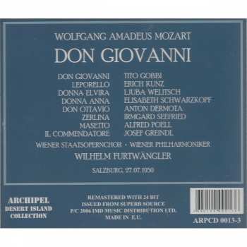 3CD Wolfgang Amadeus Mozart: Don Giovanni
