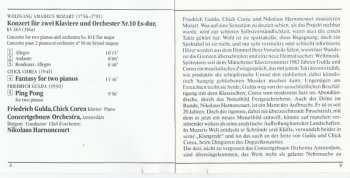 CD Wolfgang Amadeus Mozart: Double Concerto / Compositions