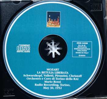 CD Wolfgang Amadeus Mozart: La Betulia Liberata