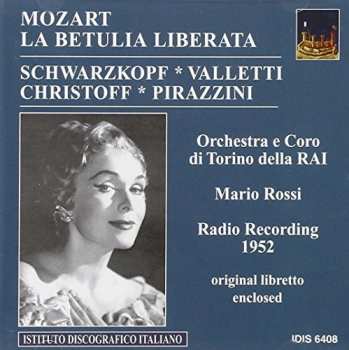 Album Wolfgang Amadeus Mozart: La Betulia Liberata