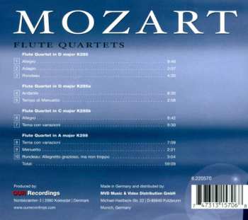 SACD Wolfgang Amadeus Mozart: Flute Quartets