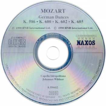 CD Wolfgang Amadeus Mozart: German Dances