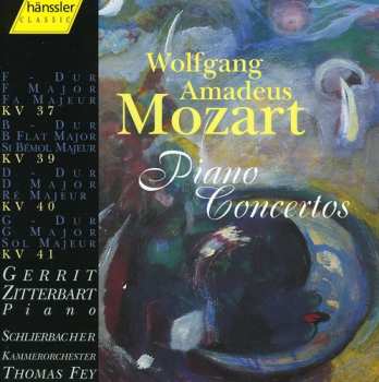 CD Wolfgang Amadeus Mozart: Piano Concertos (KV 37/39/40/41)
