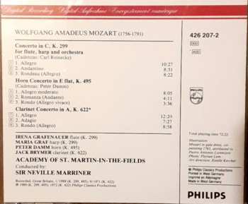 CD Wolfgang Amadeus Mozart: The Mozart Experience Vol. 3 - Concerto For Flute And Harp / Horn Concerto No.4 K.495 / Clarinet Concerto