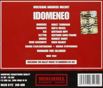 3CD Wolfgang Amadeus Mozart: Idomeneo Re Di Creta. Opera Seria In Three Acts, K.366