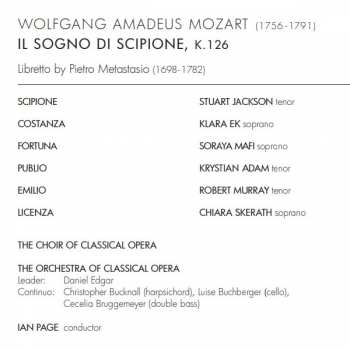 2CD Wolfgang Amadeus Mozart: Il Sogno di Scipione