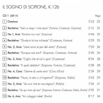 2CD Wolfgang Amadeus Mozart: Il Sogno di Scipione