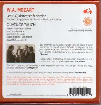 3CD/Doos Wolfgang Amadeus Mozart: Les 6 Quintettes À Cordes DLX | LTD