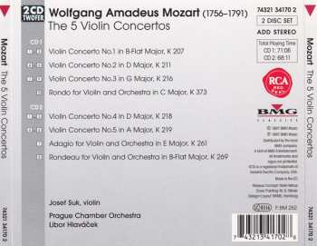 2CD Prague Chamber Orchestra: The 5 Violin Concertos