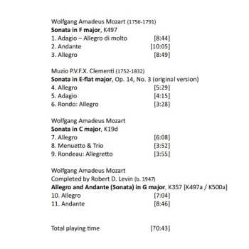 CD Wolfgang Amadeus Mozart: Piano Duets Volume 2