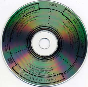 CD Wolfgang Amadeus Mozart: Klarinettenkonzert A-Dur KV 622 / Konzert Für Flöte, Harfe Und Orchester C-Dur KV 299