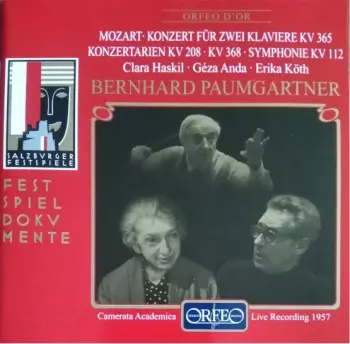 Konzert Für Zwei Klaviere KV 365 · Konzertarien KV 208 · KV 368 · Symphonie KV 112