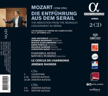 2CD Wolfgang Amadeus Mozart: L'Enlèvement Au Sérail / Die Entführung Aus Dem Serail