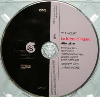3CD/Doos Wolfgang Amadeus Mozart: Le Nozze Di Figaro
