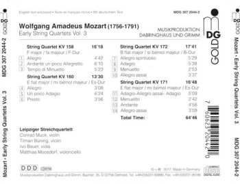 CD Wolfgang Amadeus Mozart: Early String Quartets Vol. 3