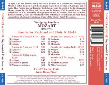 CD Wolfgang Amadeus Mozart: Mozart At Eight:  Keyboard & Flute Sonatas
