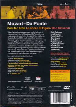 4DVD Wolfgang Amadeus Mozart: Mozart-Daponte, Cosí Fan Tutte, Le Nozze di Figaro, Don Giovanni