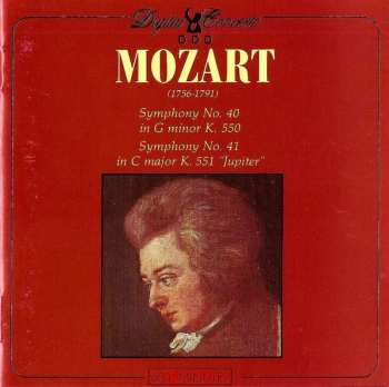 CD Wolfgang Amadeus Mozart: Symphony No. 40 In G Minor K. 550 / Symphony No. 41 In C Major K. 551 "Jupiter"