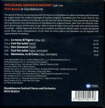 9CD Wolfgang Amadeus Mozart: Fritz Busch At Glyndebourne