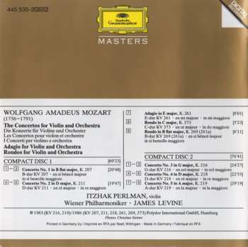 2CD Wolfgang Amadeus Mozart: Mozart - The 5 Violin Concertos