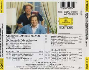 2CD Wolfgang Amadeus Mozart: Mozart - The 5 Violin Concertos
