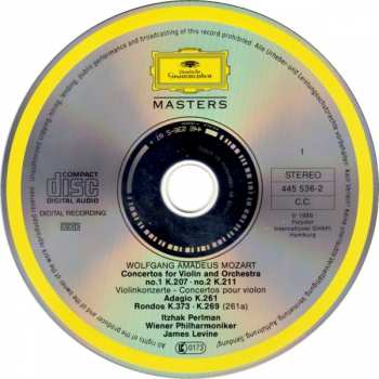 2CD Wolfgang Amadeus Mozart: Mozart - The 5 Violin Concertos