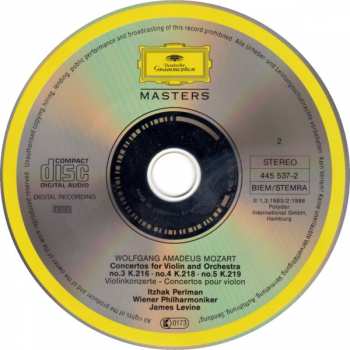 2CD Wolfgang Amadeus Mozart: Mozart - The 5 Violin Concertos