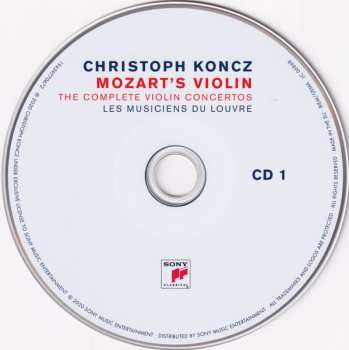 2CD Wolfgang Amadeus Mozart: Mozart's Violin (The Complete Violin Concertos)