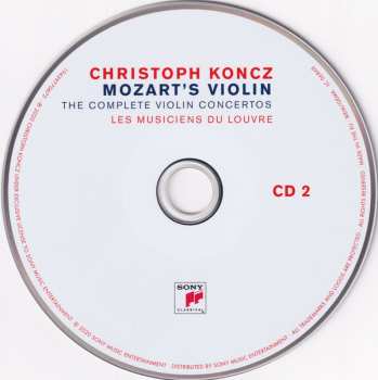 2CD Wolfgang Amadeus Mozart: Mozart's Violin (The Complete Violin Concertos)