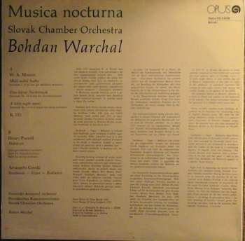 LP Wolfgang Amadeus Mozart: Musica Nocturna