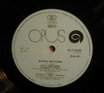 LP Wolfgang Amadeus Mozart: Musica Nocturna
