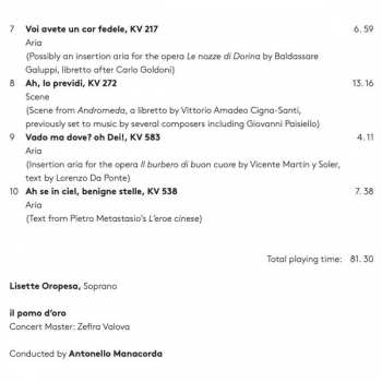 SACD Wolfgang Amadeus Mozart: Ombra Compagna