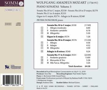 CD Wolfgang Amadeus Mozart: Piano Sonatas Volume 3