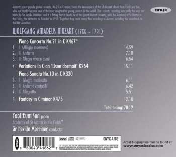 CD Wolfgang Amadeus Mozart: Piano Concerto No. 21, K 467; Sonata, K 330; Variations On "Lison Dormait", K 264; Fantasy, K 475