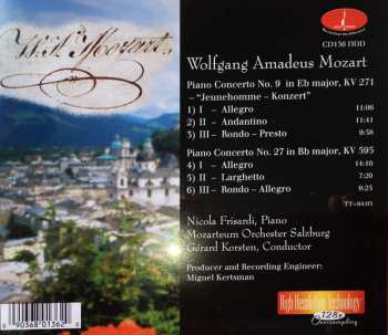 CD Wolfgang Amadeus Mozart: Piano Concerto No.9 In Eb Major, KV 271 - Piano Concerto No.27 In Bb Major, KV 595
